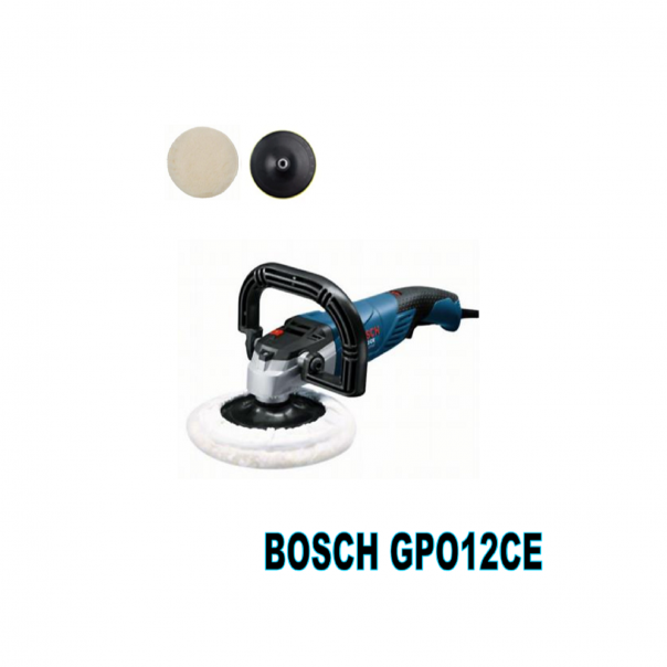 BOSCH GPO 12 CE Professional Polisher with accessories.