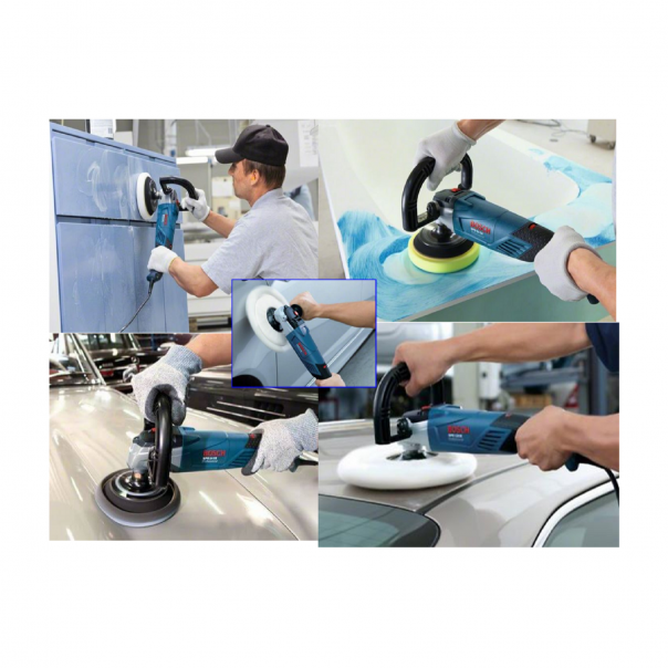 BOSCH GPO 12 CE Professional Polisher with accessories.