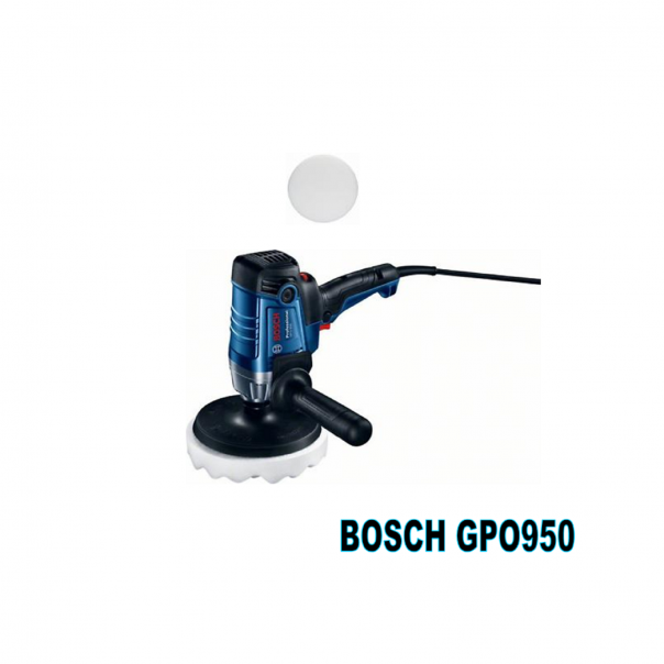 BOSCH GPO 950 Professional Vertical Car Polisher. 950W power. Light weight. Smooth polishing process.