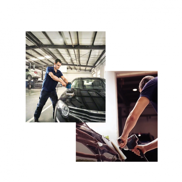 BOSCH GPO 950 Professional Vertical Car Polisher. 950W power. Light weight. Smooth polishing process.