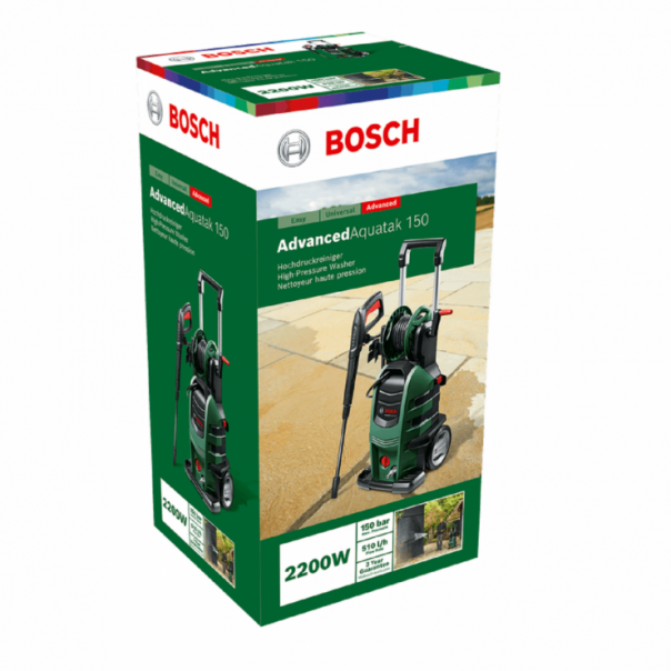 BOSCH ADVANCED AQUATAK 150 High Pressure Washer. 220W. 150bar.