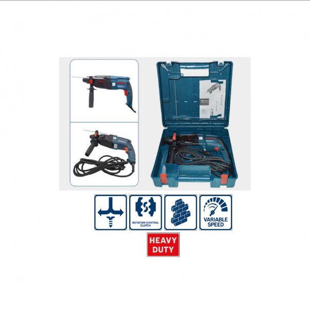 BOSCH GBH 2-26RE Professional. Rotary Hammer Drill with SDS-Plus. 800W.