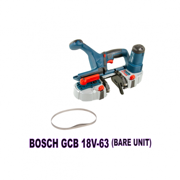 BOSCH GCB 18V-63 Professional Cordless Band Saw. Option to purchase bare unit only or set with battery & charger