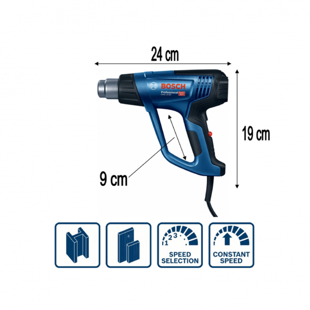 BOSCH GHG 18-60 Professional. Hot Air Gun. Heat Gun.