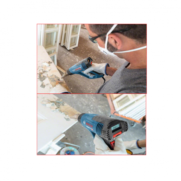 BOSCH GHG 20-63 KIT. Hot Air Gun. Heat Gun. Comes with accessories.