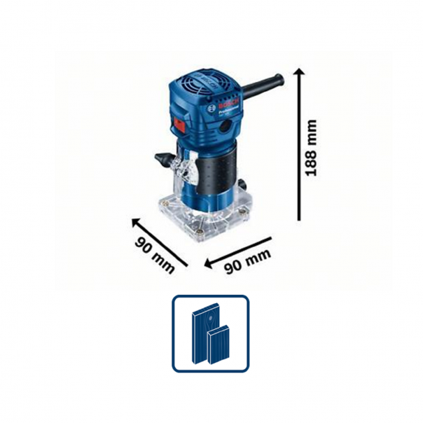 BOSCH GKF 550 Professional Palm Router 550W.