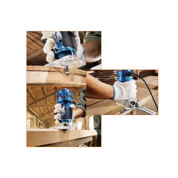 BOSCH GKF 550 Professional Palm Router 550W.