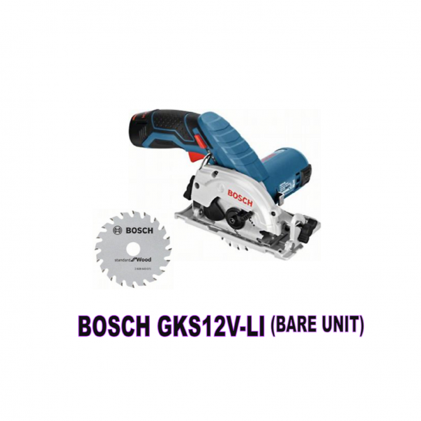 BOSCH GKS 12V-LI Cordless Circular Saw. Bare Unit or as a Set with Batteries & Charger.