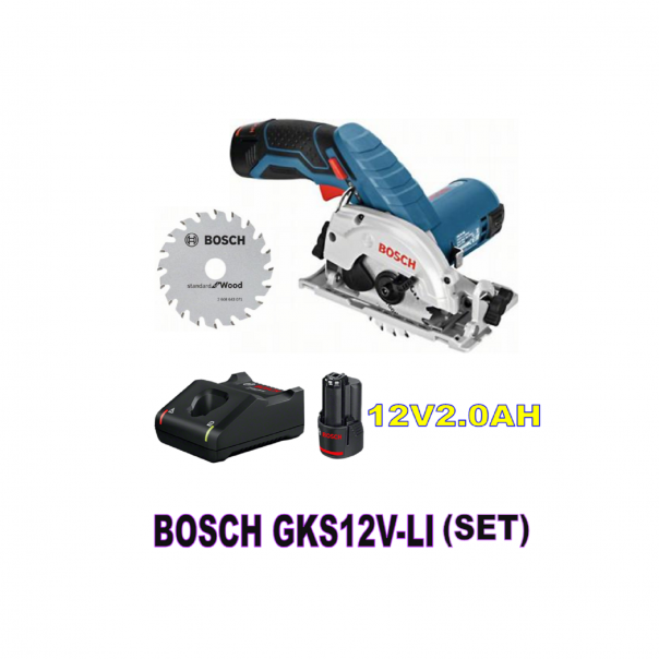 BOSCH GKS 12V-LI Cordless Circular Saw. Bare Unit or as a Set with Batteries & Charger.