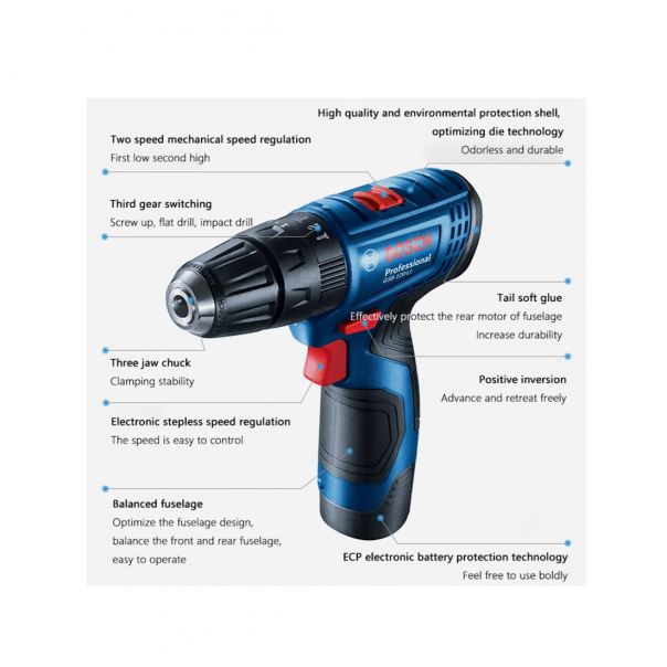 BOSCH GSB 120-LI Professional. Cordless Impact Drill/Driver. HOME DRILL/ BTO DRILL