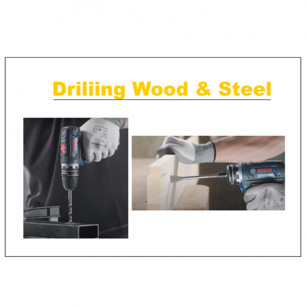 BOSCH GSR 12-15FC Professional. Cordless Drill / Driver. 12V.