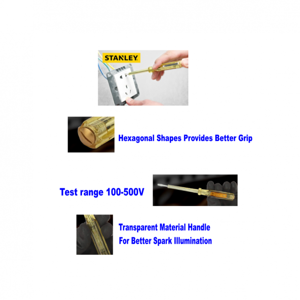 STANLEY Spark Detecting Test Pen with Clip 150mm Model: 66-119