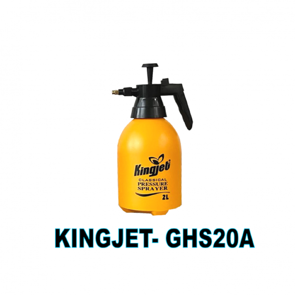 KINGJET 2ltr Hand-Held Pressure Sprayer. Portable. Garden Sprayer. Water Sprayer.