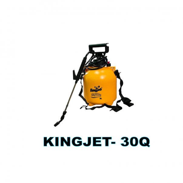 KINGJET 3ltr Garden Sprayer. Pressure Sprayer with carrying strap. Portable water container.