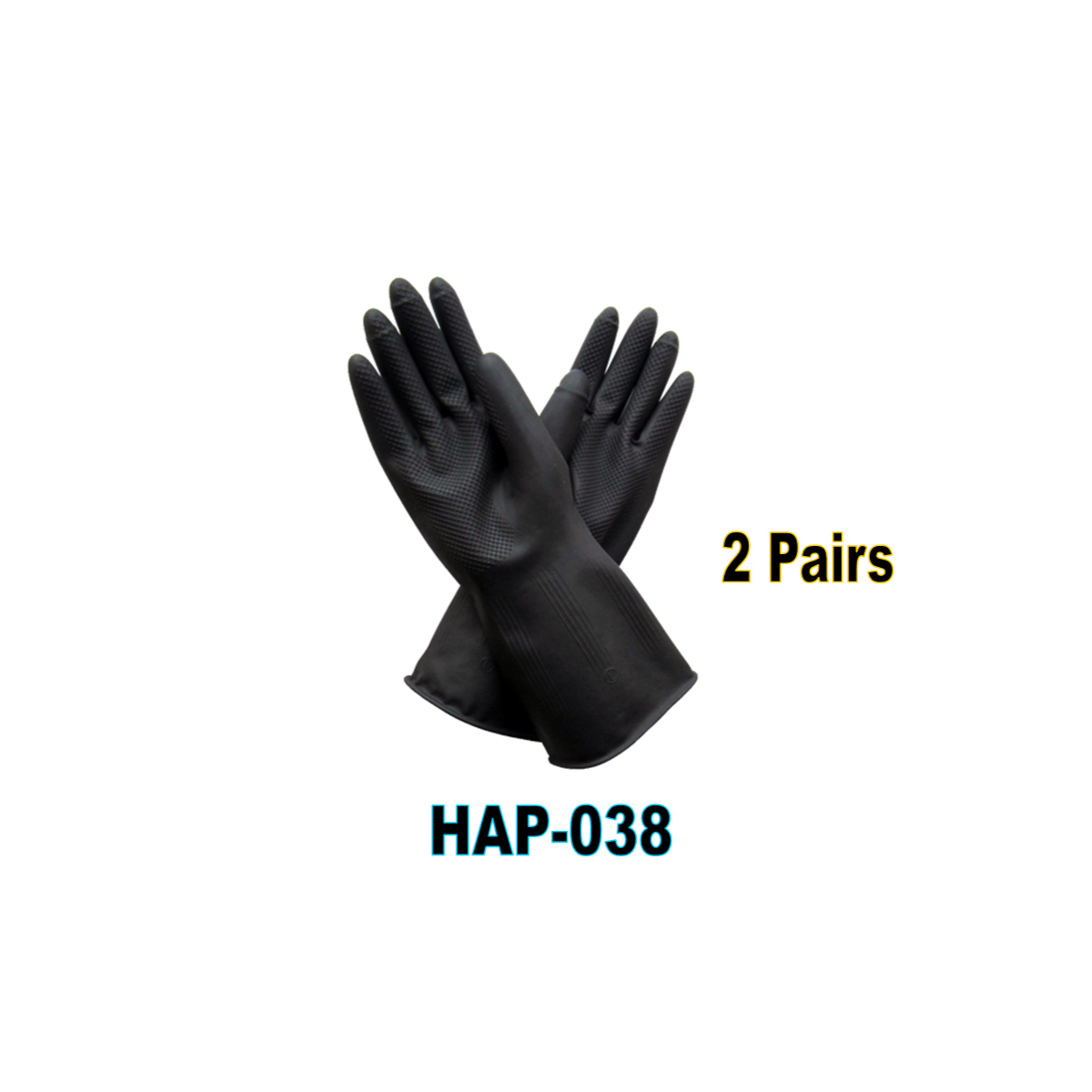 Buy PROSAFE Multi Purpose Glove 2pairs Black Rubber Glove Heavy buy-prosafe-multi-purpose-glove-2pairs-black-rubber-glove-heavy