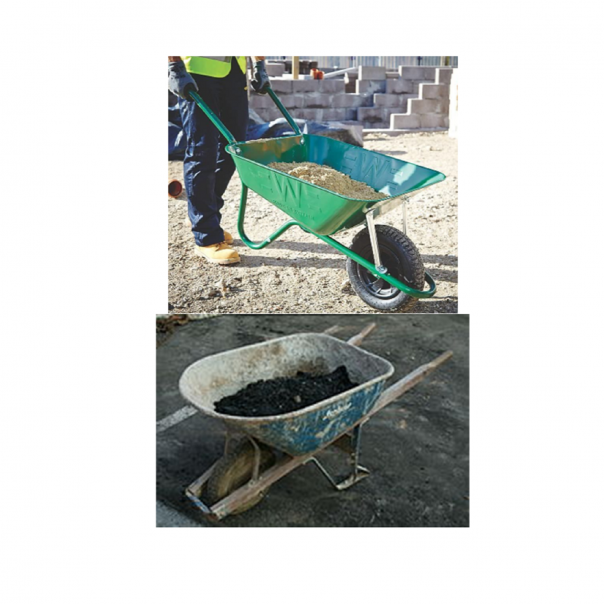 H/D Welded Wheel Barrow. Comes with air wheel. Gardening.