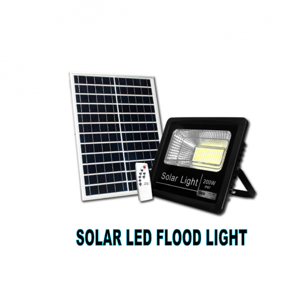 Solar LED Flood Light. 100W & 200W. outdoor lighting. garden. security.