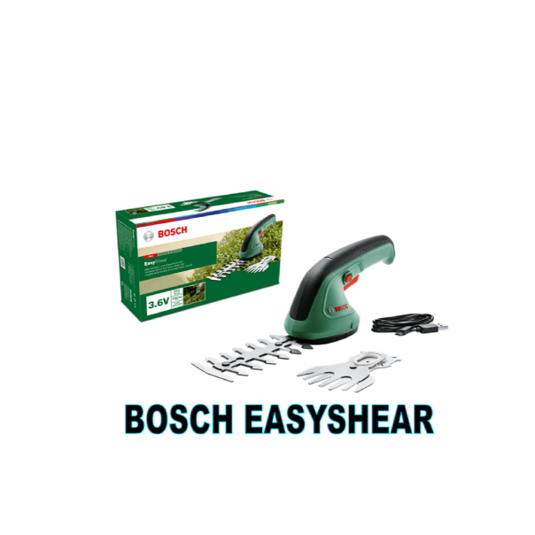 BOSCH Cordless Shrub and Grass Shear Set. BOSCH Easy Shear. 3.6V. Gardening.