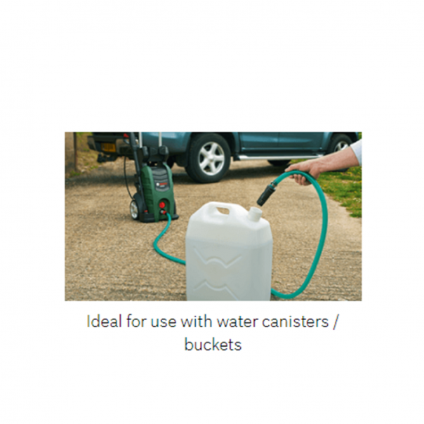 BOSCH Self Priming Kit. 3mtr Hose for BOSCH Aquatak Pressure Washers. Comes with coupling and valve.