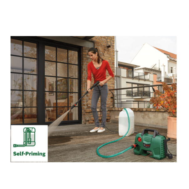 BOSCH Self Priming Kit. 3mtr Hose for BOSCH Aquatak Pressure Washers. Comes with coupling and valve.