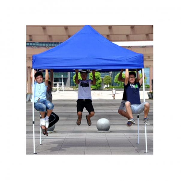 H/D Foldable Gazebo. Foldable Tentage. Blue Colour. Shelter. Semi-Automatic retracting. Durable.