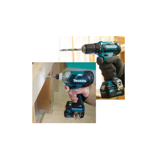 MAKITA CLX224SAX1 Cordless Combo Kit. DF333DZ & TD090DZ. Casing.