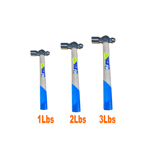 ELEPHANT Ball Pein Hammer with Wooden Handle. 1lbs to 3lbs.