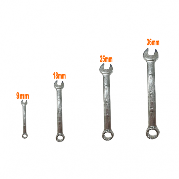 Combination Wrench. Metric Size. 6mm to 48mm.