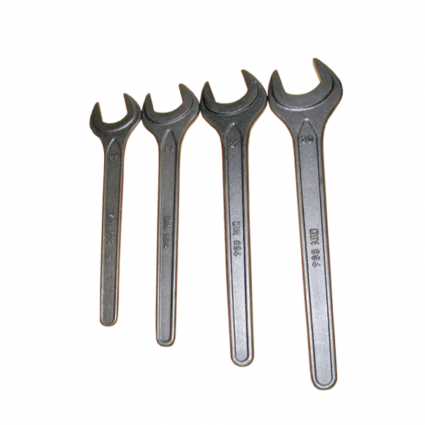 ELEPHANT DIN894 Single Open End Wrench. Metric Size. 14mm to 80mm.