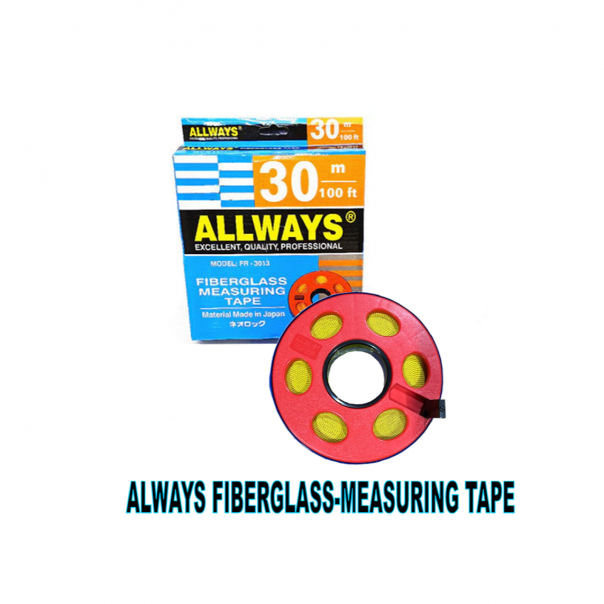 ALWAYS Fiberglass Measuring Tape 30mtr & 50mtr.