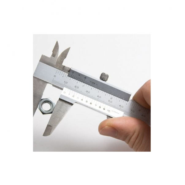 Vernier Caliper. Stainless Steel. 6" to 12".