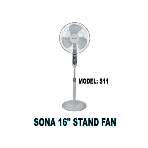 SONA Stand Fan. 16". S11.