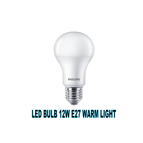 PHILIPS LED Bulb. 12W. E27. Warm White. Screw Type.