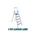 6 Step Household Ladder. 150kg Load. Light Weight.