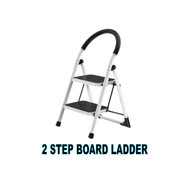 2 Step Broad Step Family Ladder. 150kg Load.