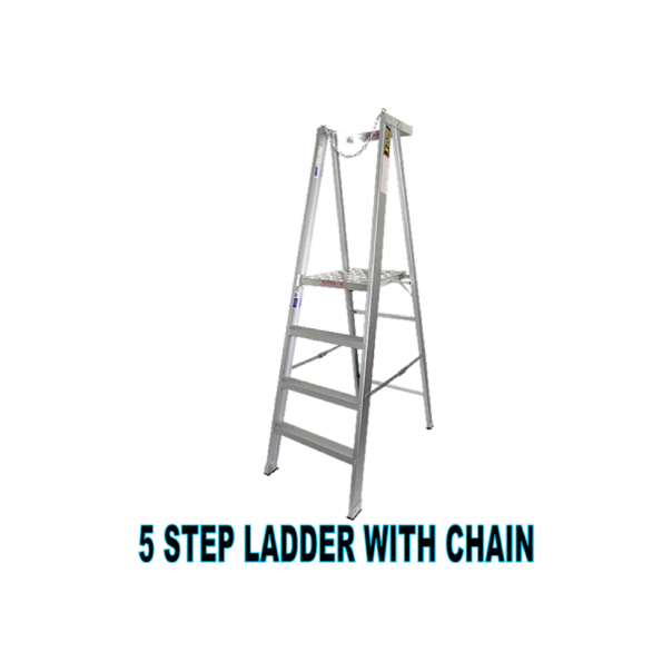 Safety Standing step ladder 1x7 stp. - KRAUSE Systems
