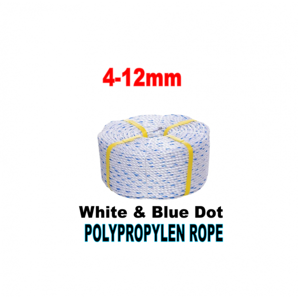 Polypropylene Rope (PP Rope) 8mm. General Purpose Rope.