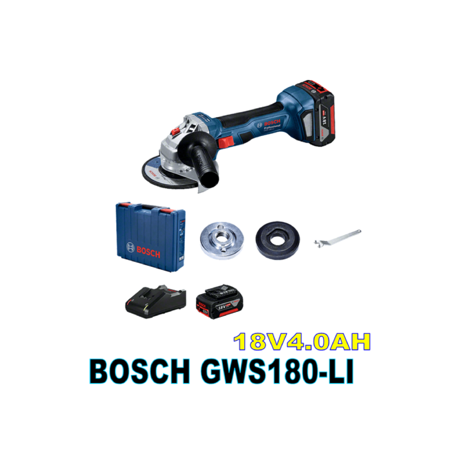 GWS 180-LI Cordless Angle Grinder