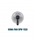 SONA Remote Wall Fan. 16". SFW 1528.