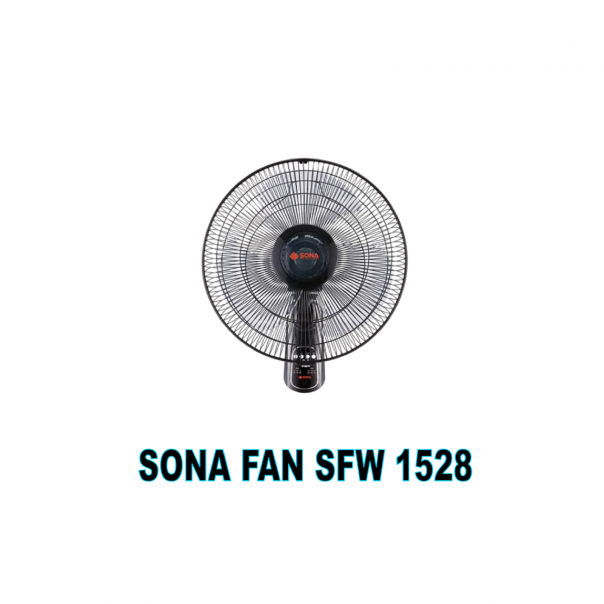 SONA Remote Wall Fan. 16". SFW 1528.