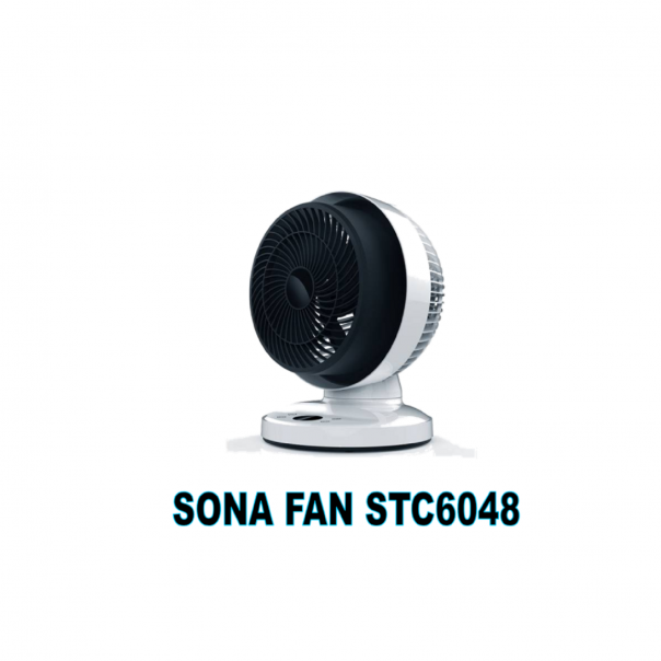 SONA Remote Turbine Circulating Fan. 8". STC 6048.