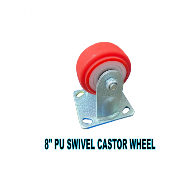8" PU Swivel Castor Wheel without Brake