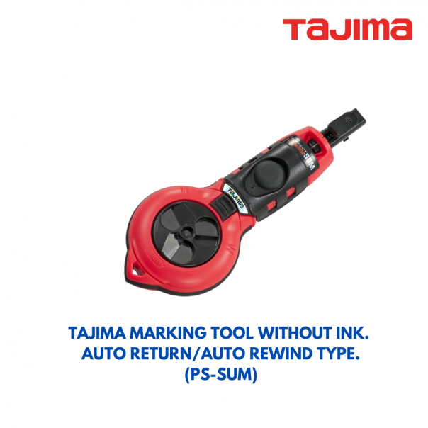 TAJIMA Marking Tool without ink. Auto return/Auto rewind type.