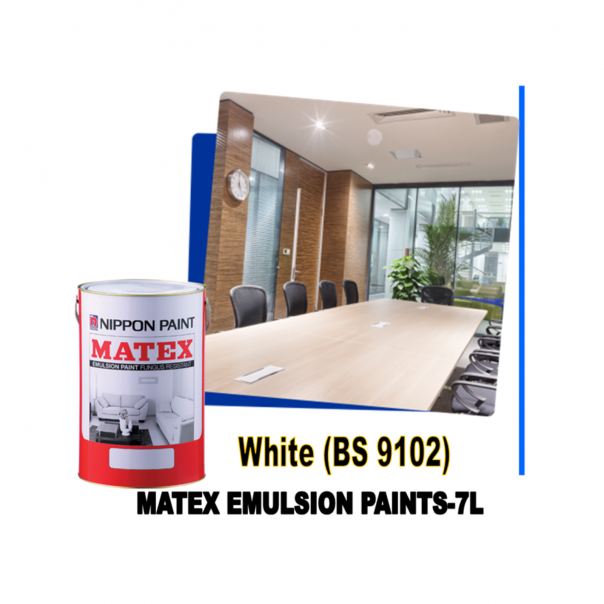 NIPPON Matex Emulsion Paint. 7ltr. For interior wall & ceiling.