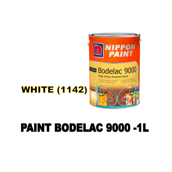 NIPPON Paint Bodelac 9000. 1ltr. White