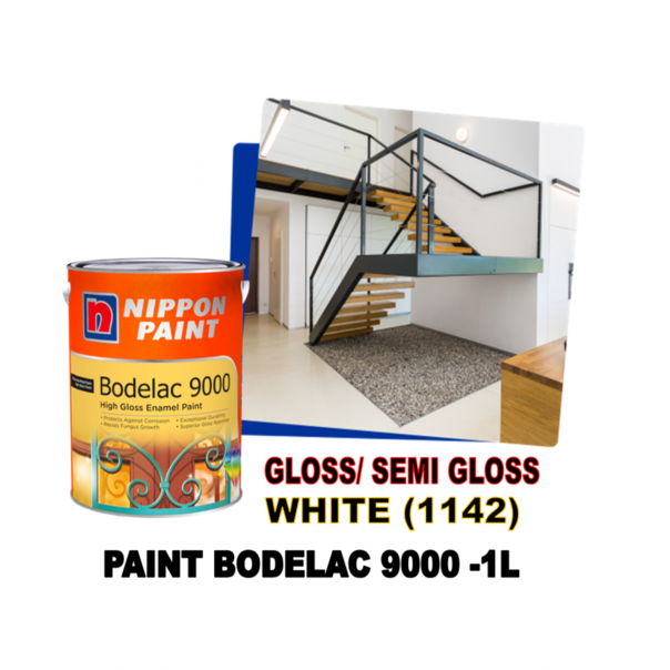NIPPON Paint Bodelac 9000. 1ltr. White