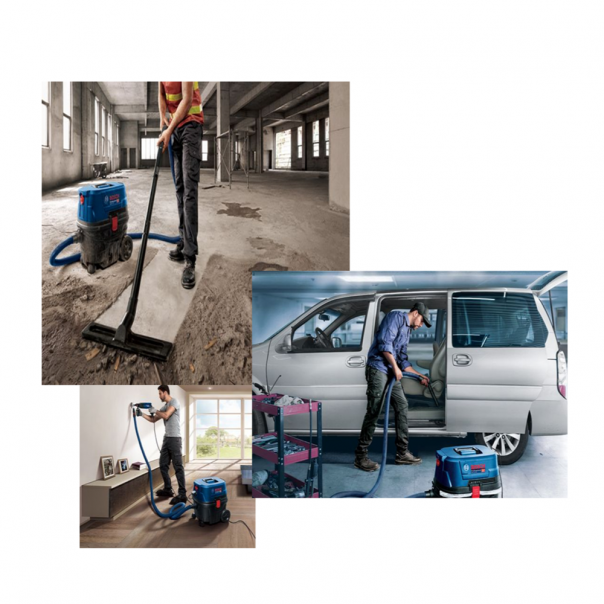 BOSCH GAS 12-25 PL Professional Wet/Dry Extractor/ Vacuum Cleaner. 1250W