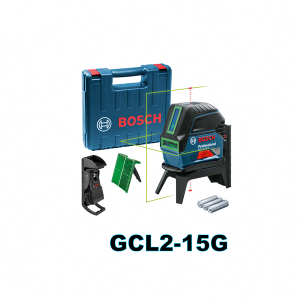 BOSCH GCL 2-15G Professional Combi Laser. Green Laser. Horizontal and Vertical. 15M